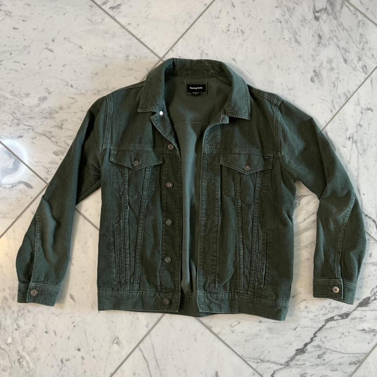 Barney Cools Men's Green and Khaki Jacket