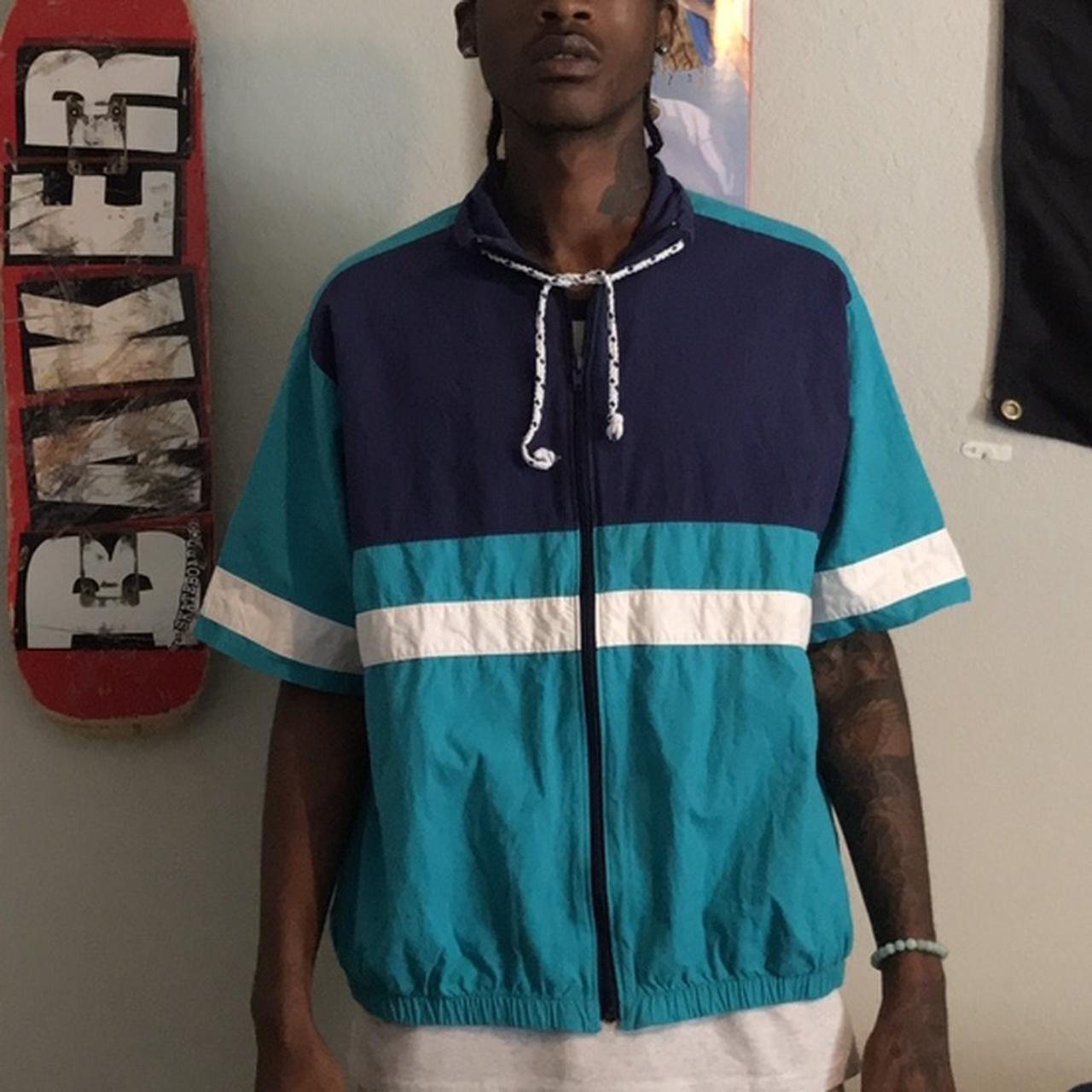 Windbreaker short sleeve sale