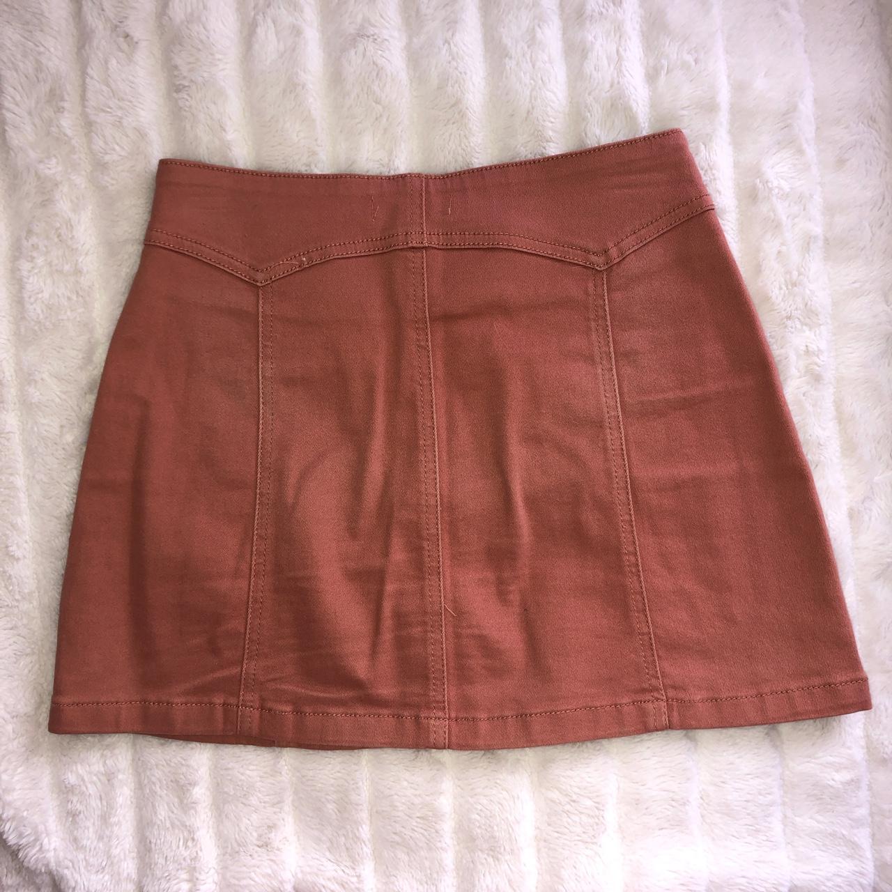 Women's Pink and Orange Skirt | Depop