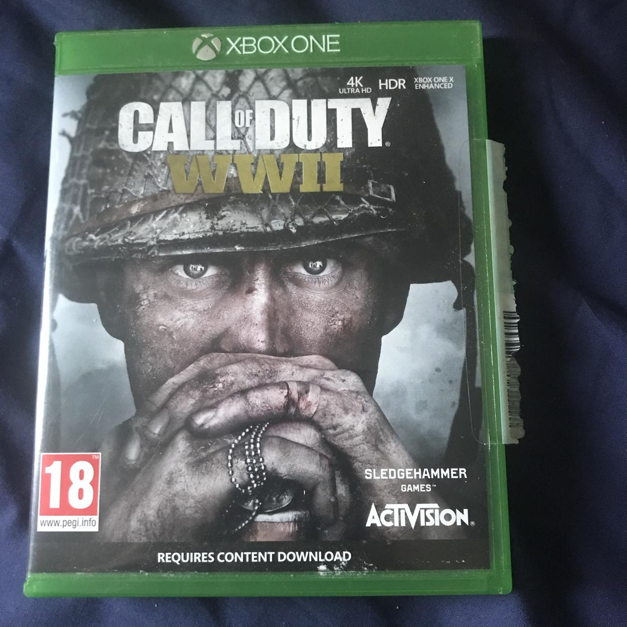 Call of Duty WW2 Xbox One, 10/10 condition used once... - Depop