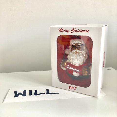 Supreme Santa Christmas Ornament Bauble FW18 DS OPEN