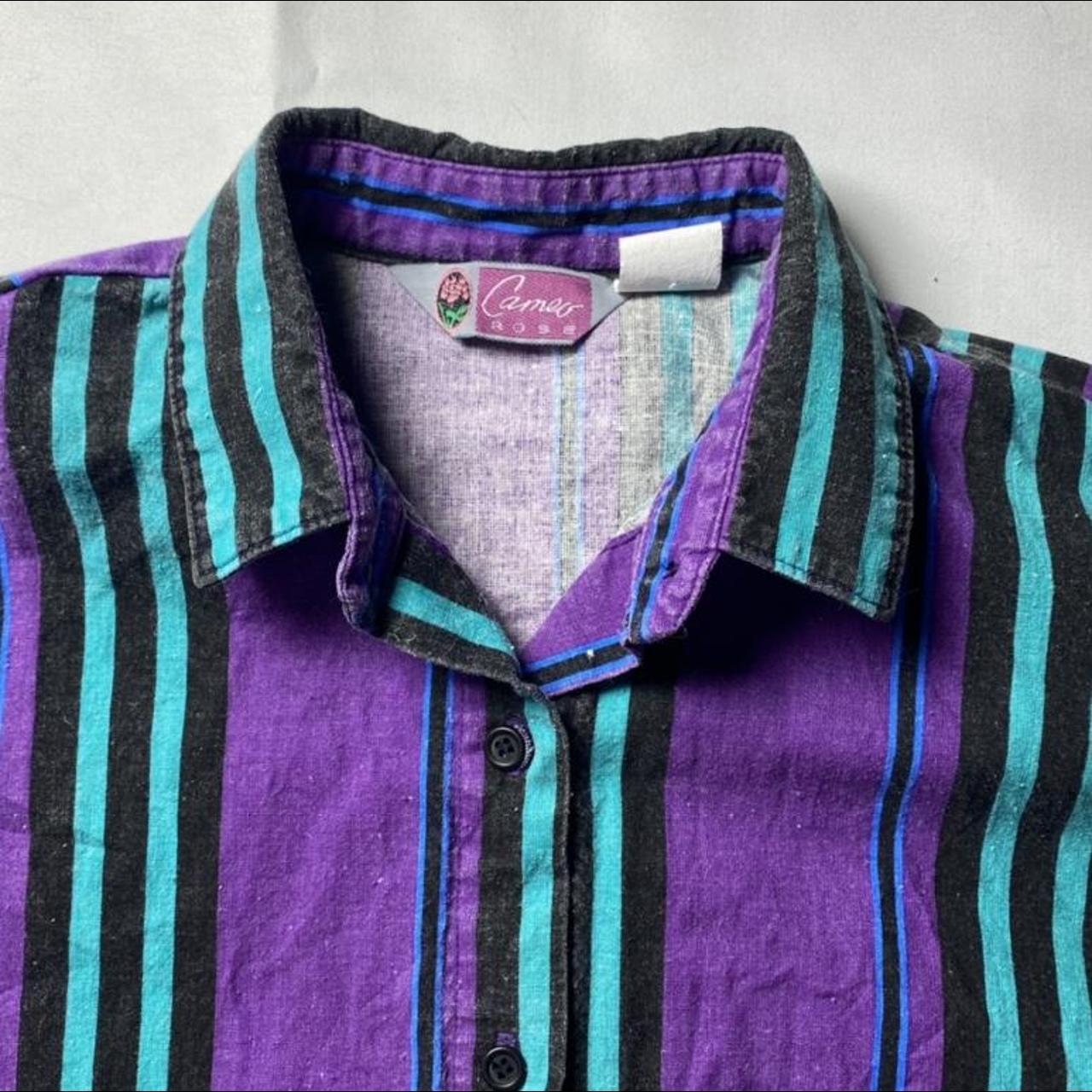 Product Image 4 - Purple and teal striped long