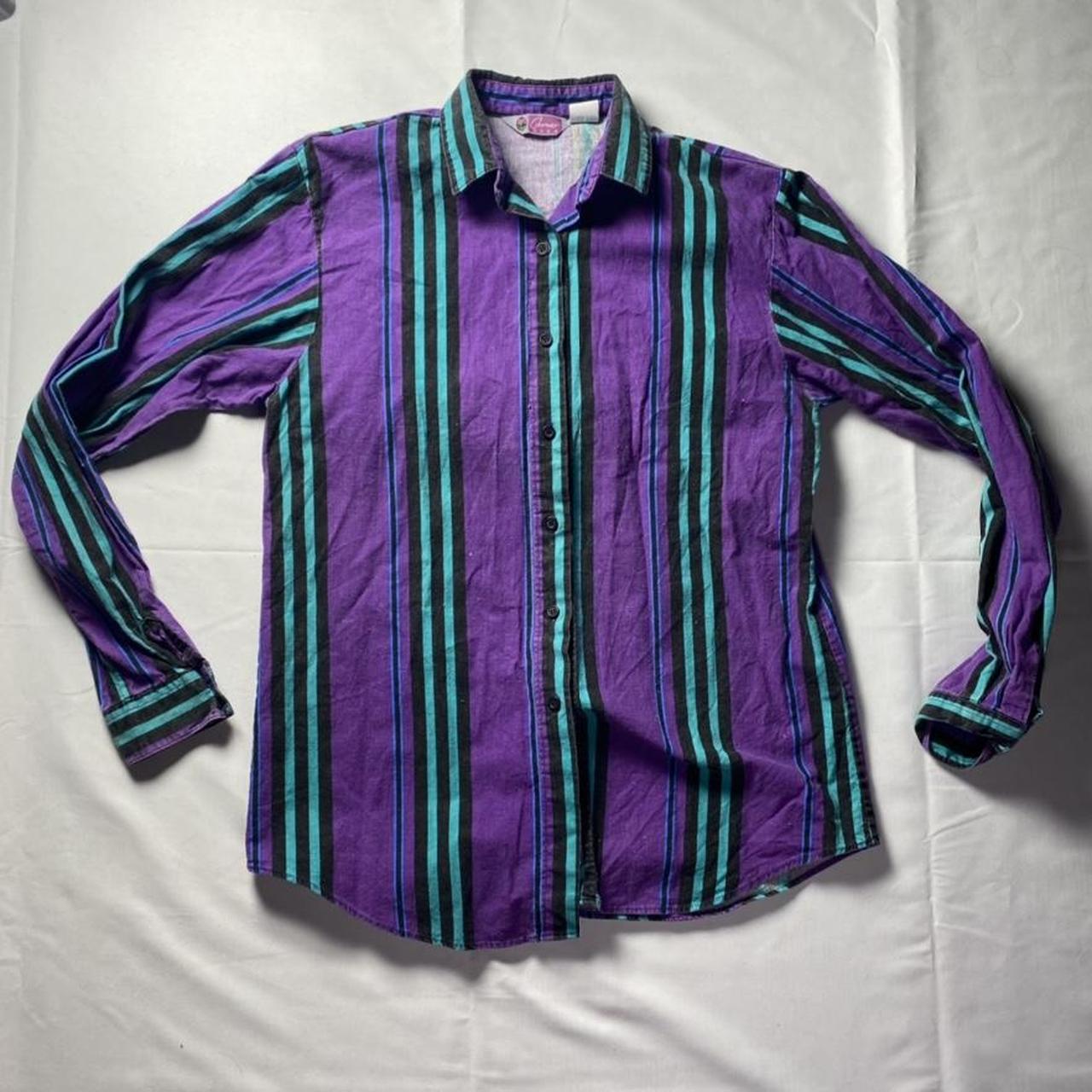 Product Image 2 - Purple and teal striped long