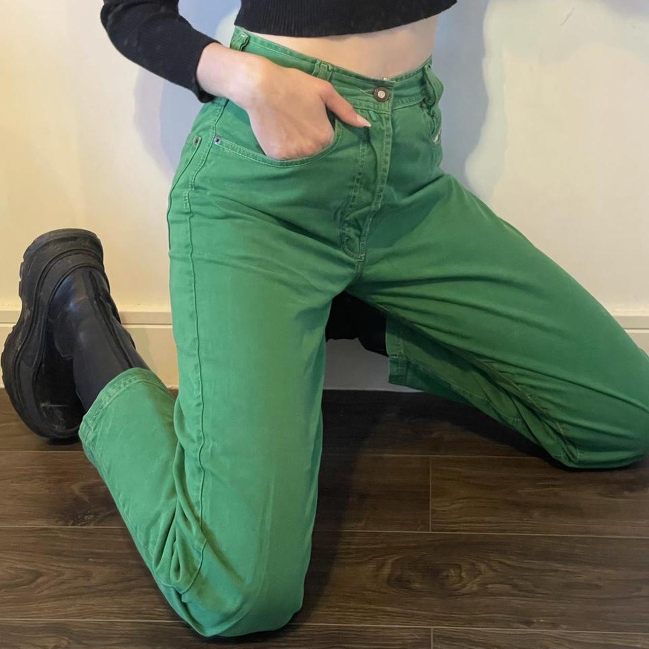 vintage-diesel-jeans-high-waisted-green-diesel-depop