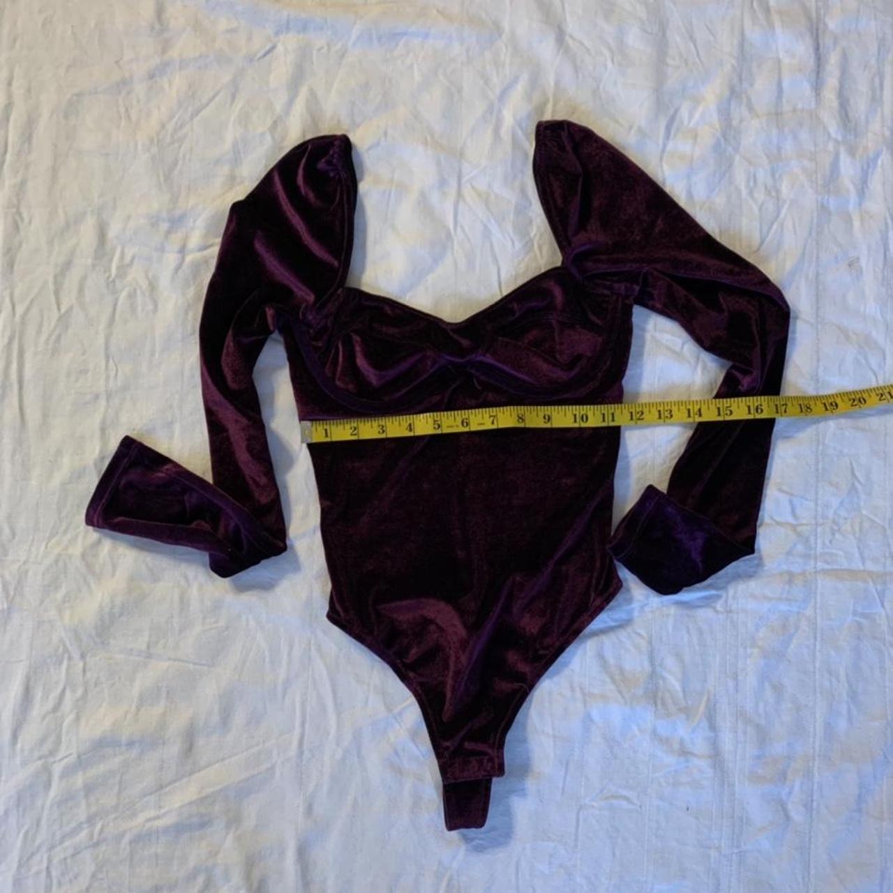 THISTLE AND SPIRE Women's Purple Bodysuit (2)