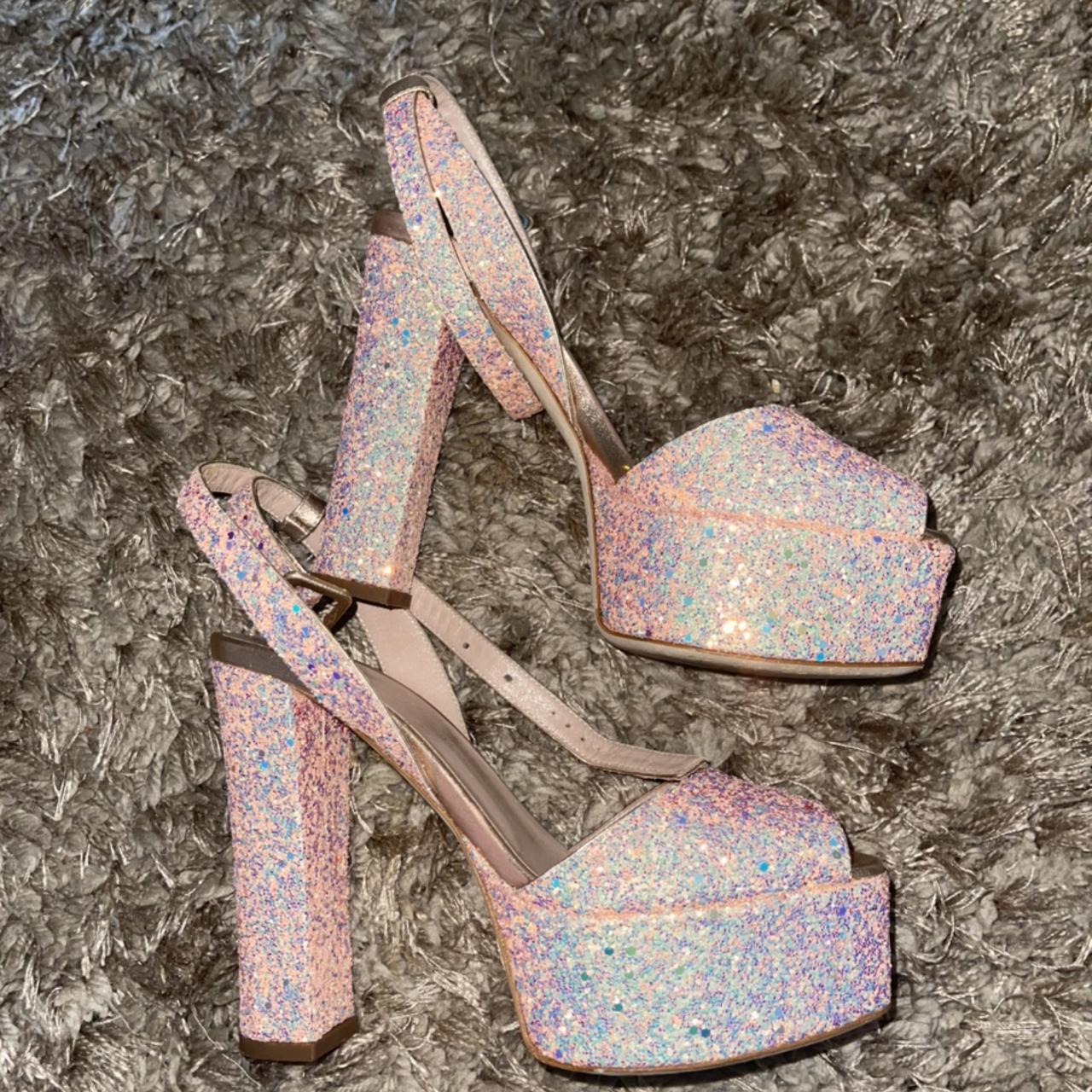 Giuseppe Zanotti glitter Betty platform