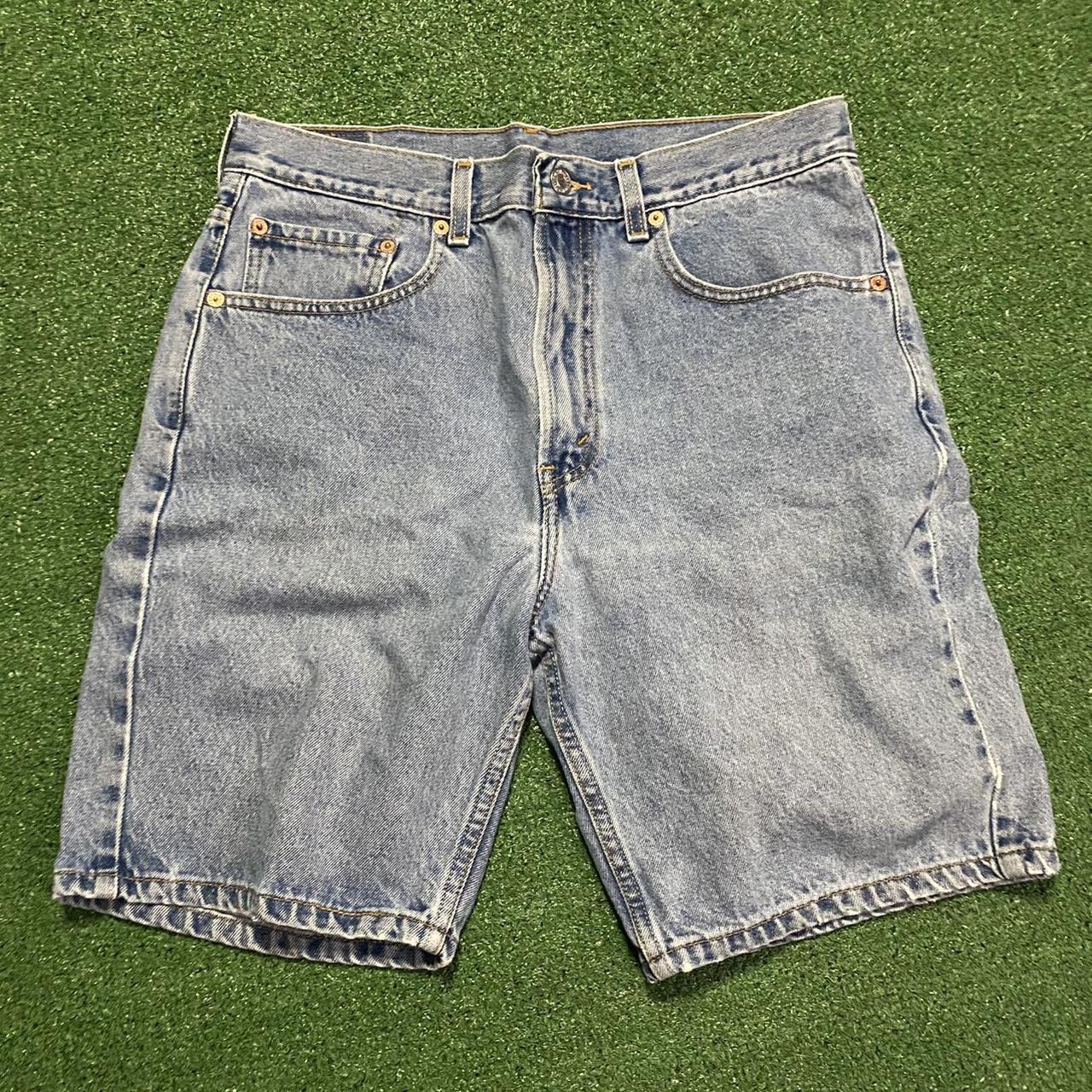 levi 505 mens jean shorts