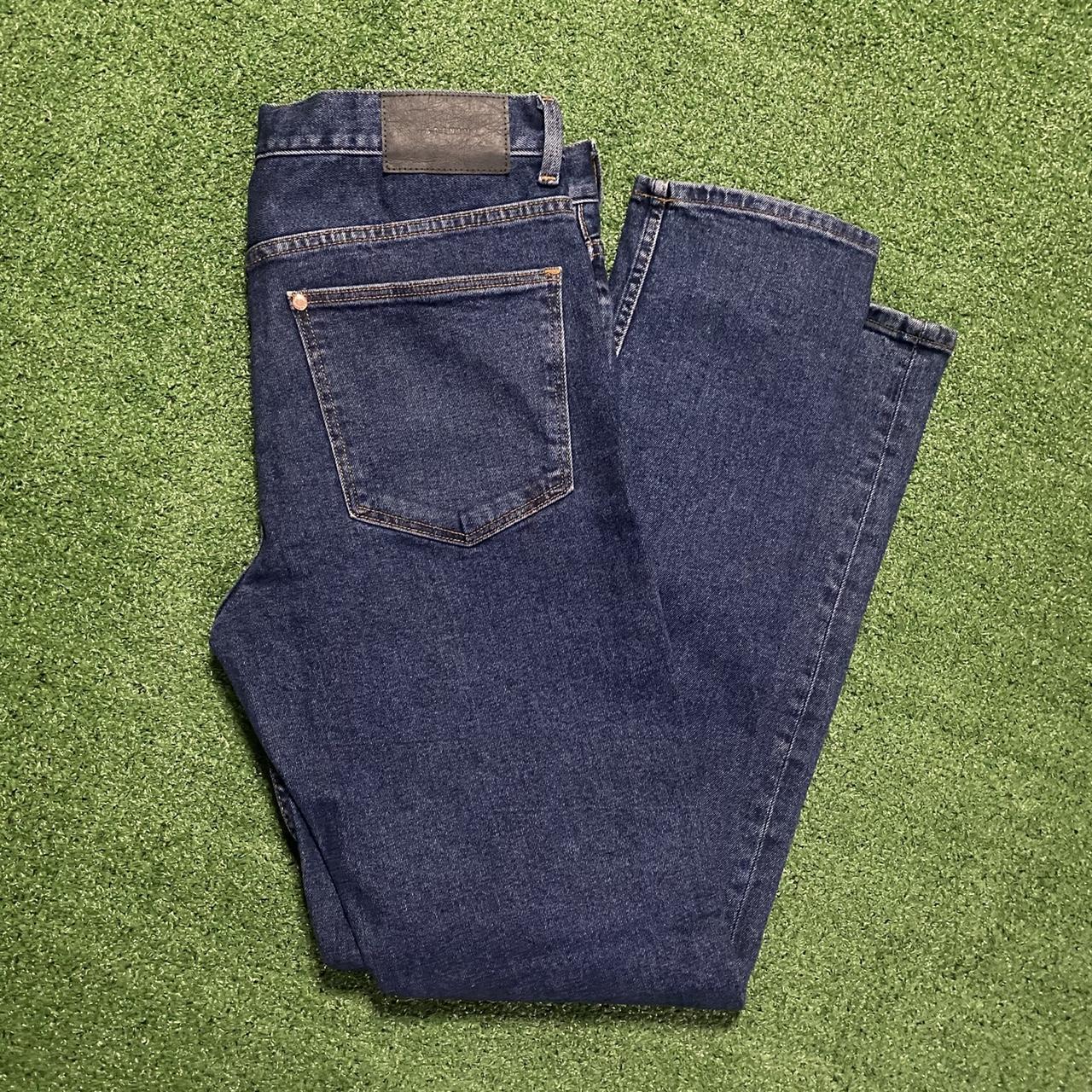 H&M Men Slim Fit Navy Blue Denim Size 33x32 No... Depop