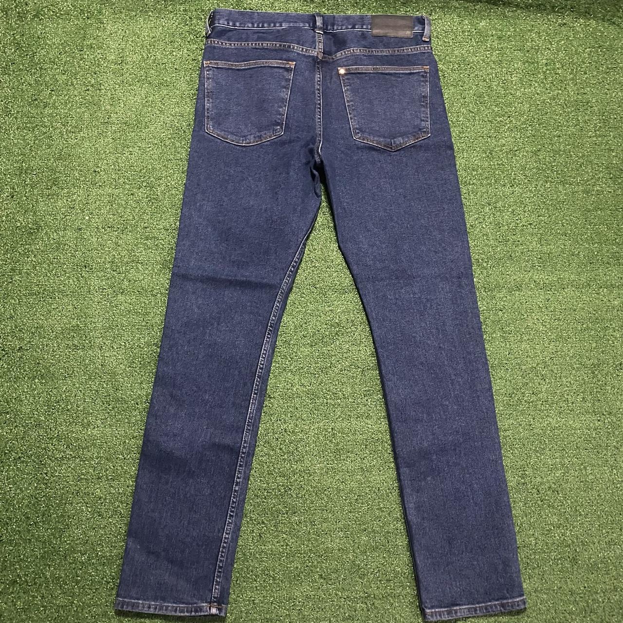H&M Men Slim Fit Navy Blue Denim Size 33x32 No... Depop
