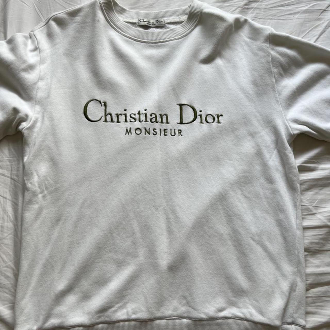 christian dior vintage sweatshirt