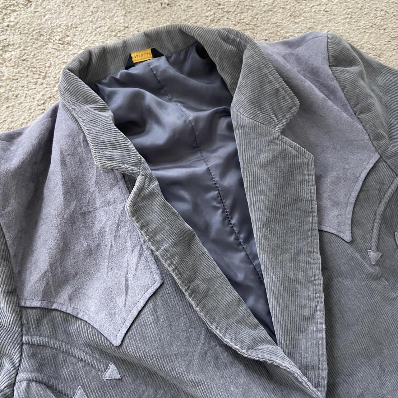 Product Image 2 - gray corduroy western blazer /