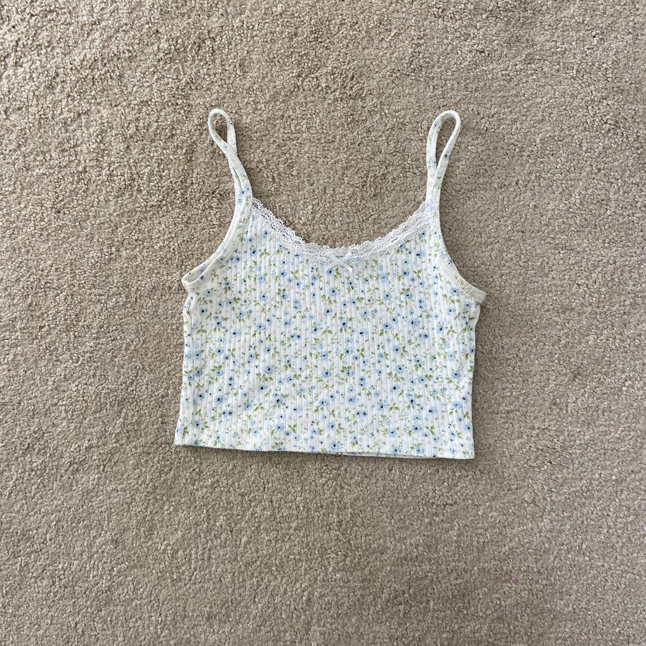 Product Image 1 - NWT brandy melville floral pointelle