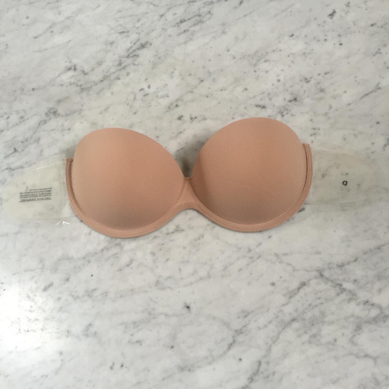 Nude sticky bra size D. Perfect for a backless top - Depop