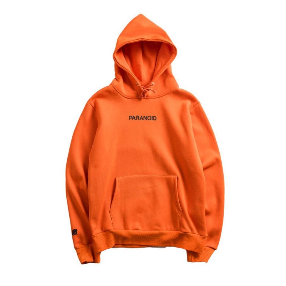 ASSC X UNDEFEATED PARANOID HOODIE ORANGE COMPLEX CON. Depop