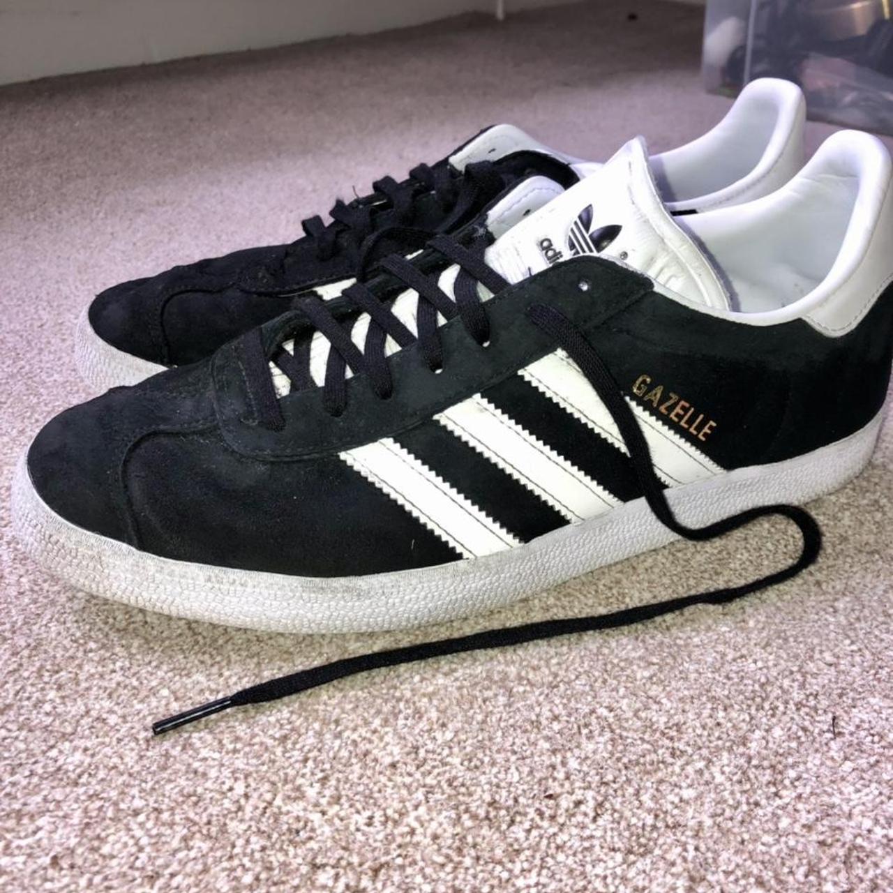 Adidas Gazelles in great condition. Bought in Paris... - Depop