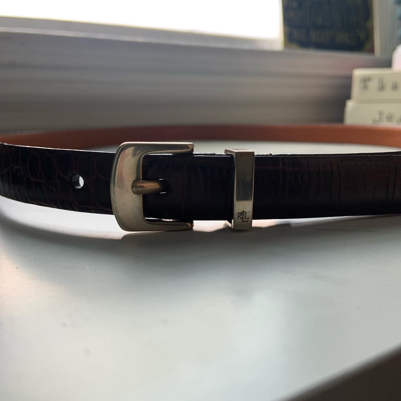 ralph lauren brown belt