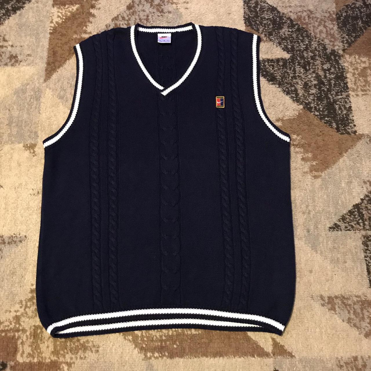 nike tennis sweater vest