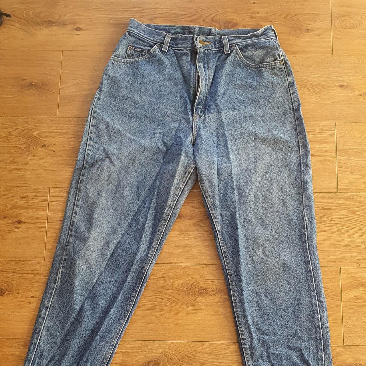 My favourite vintage Lee jeans Mom style,... - Depop