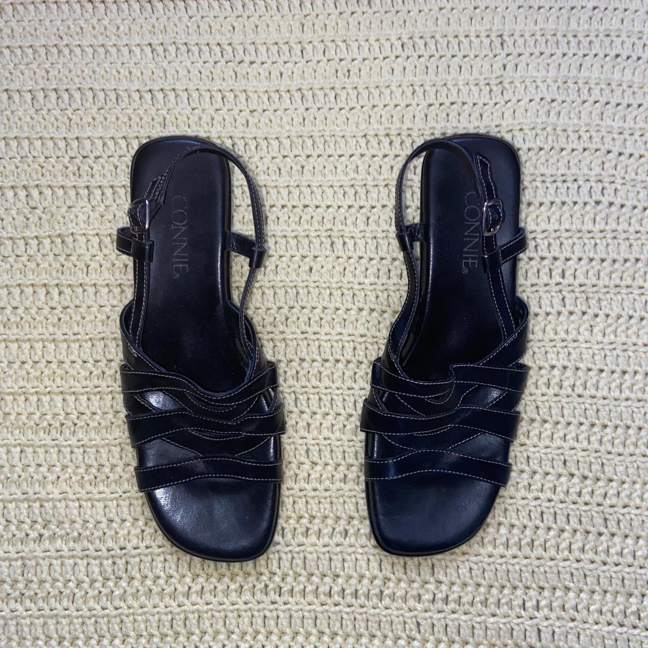 Super cute black tiny heels 🖤 size 6 1/2M. True to... - Depop