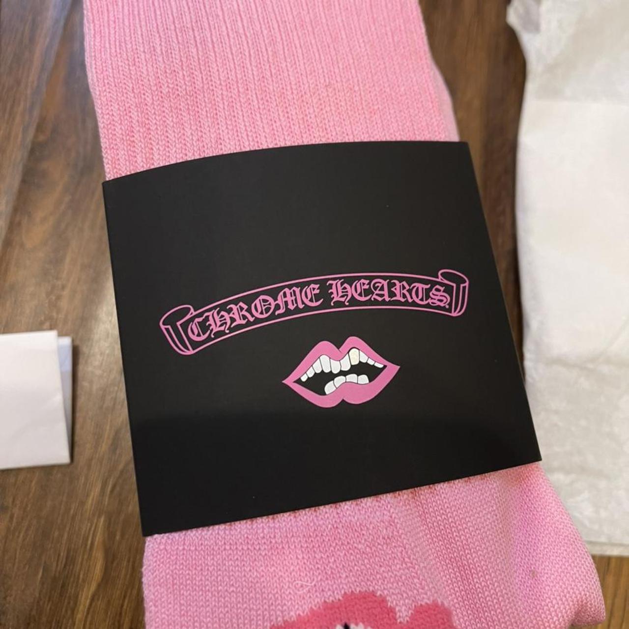 Chrome Hearts Matty Boy Chomper socks in size small | Depop