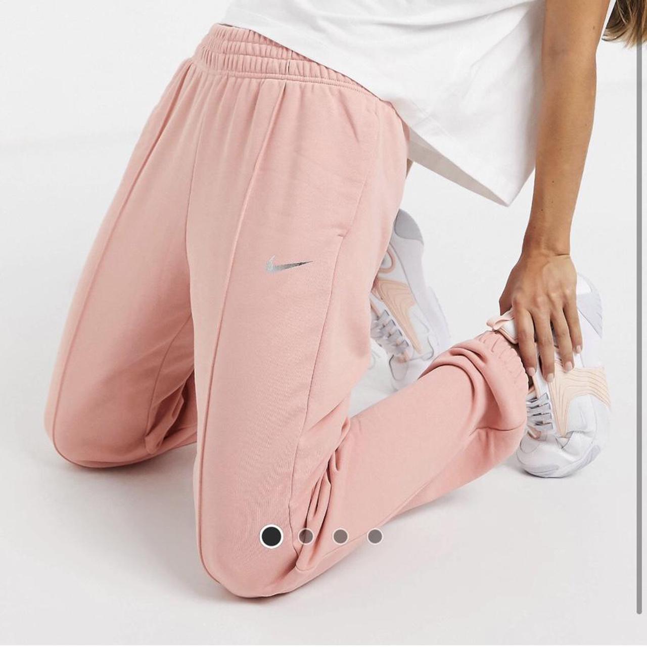 coral nike sweatpants