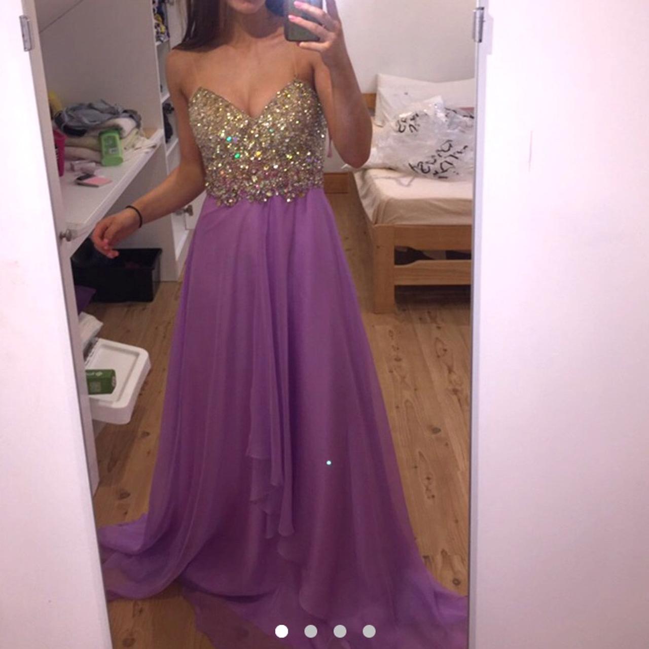 Lilac hot sale debs dress