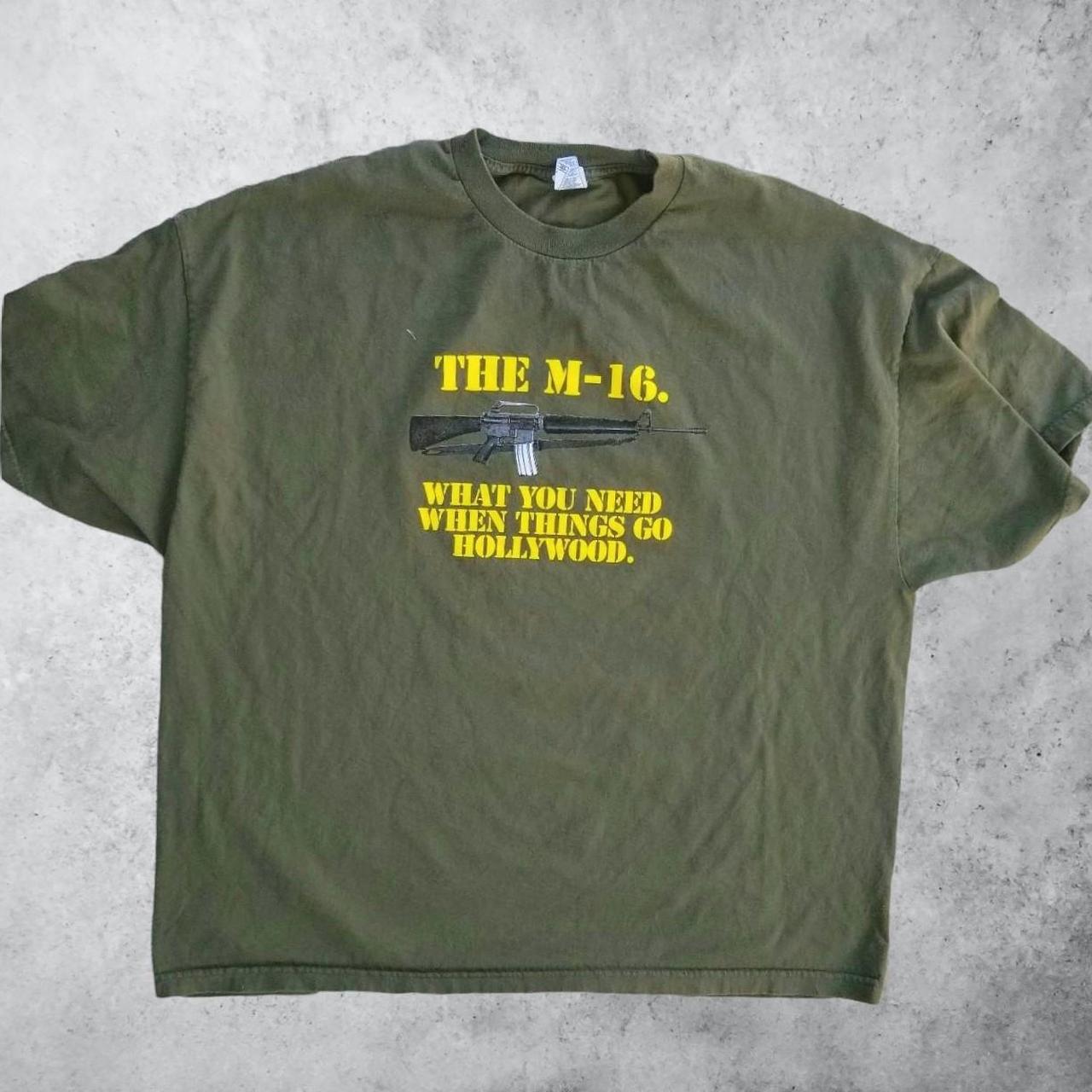 Used M16 gun shirt. 