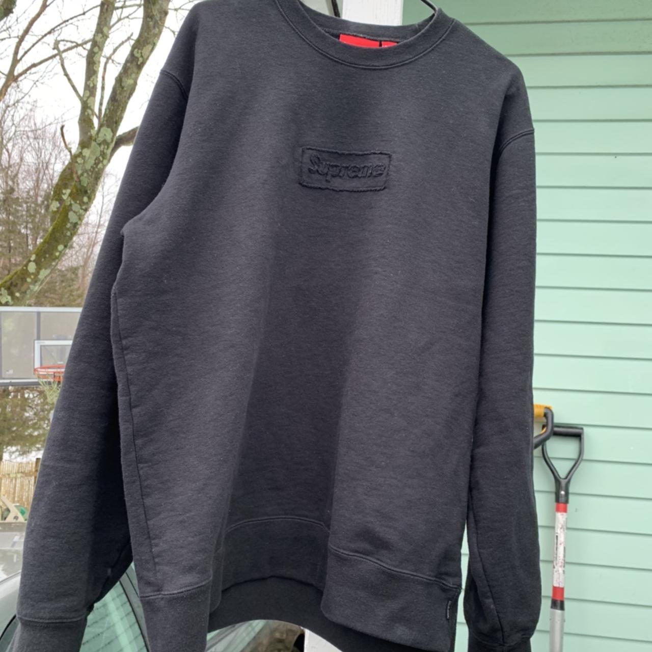 日/祝も発送 Supreme Box Logo Crewneck Black Mサイズ - ville