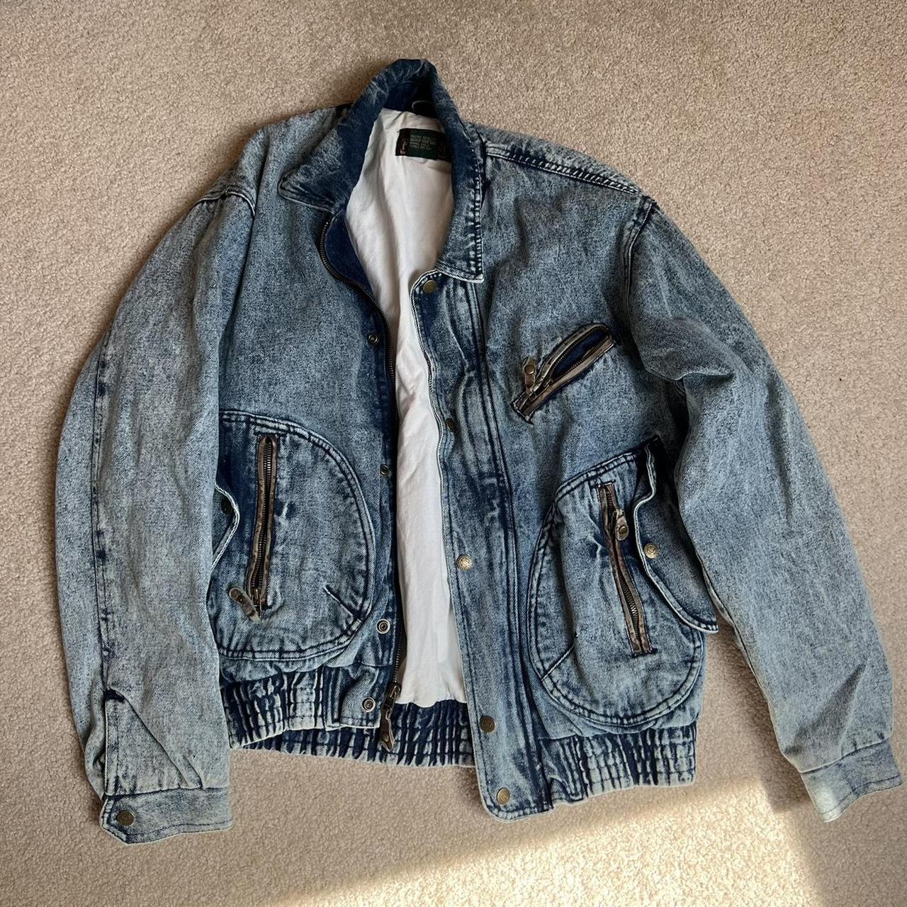 American Vintage Men's Blue Jacket | Depop