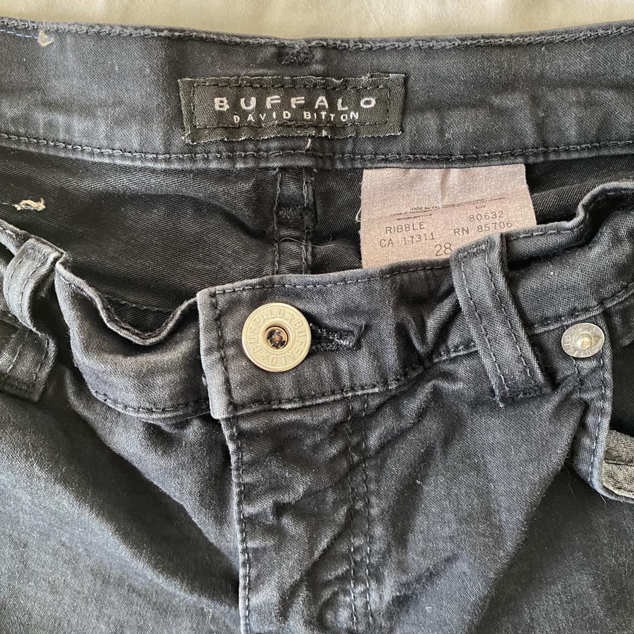 Black mid rise flared jeans #vintage #flared #bootcut - Main Image