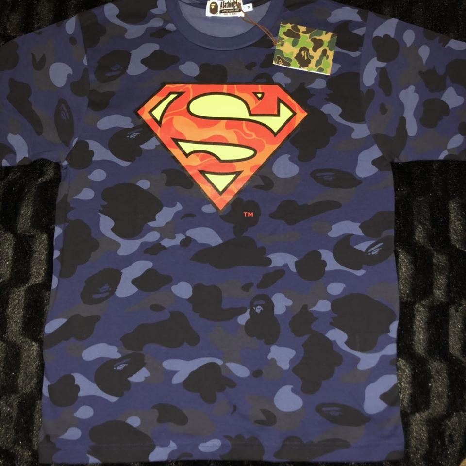 Extremely rare Bape x DC comics collab. Superman... - Depop