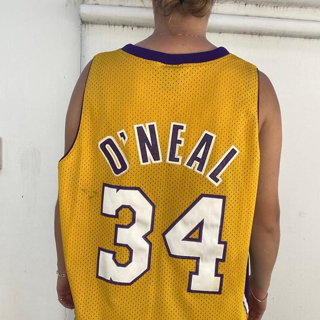 Los Angeles LA Lakers Shaq O'Neal #34 Nike Authentic - Depop