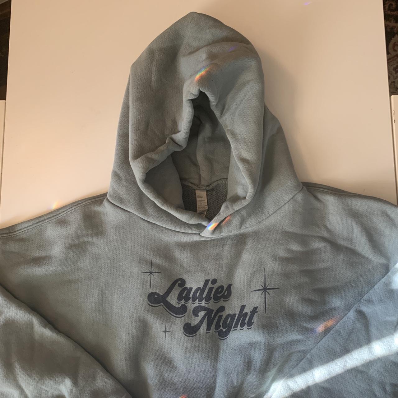 Light Blue Grey Los Angeles Apparel Hoodie Soft... - Depop