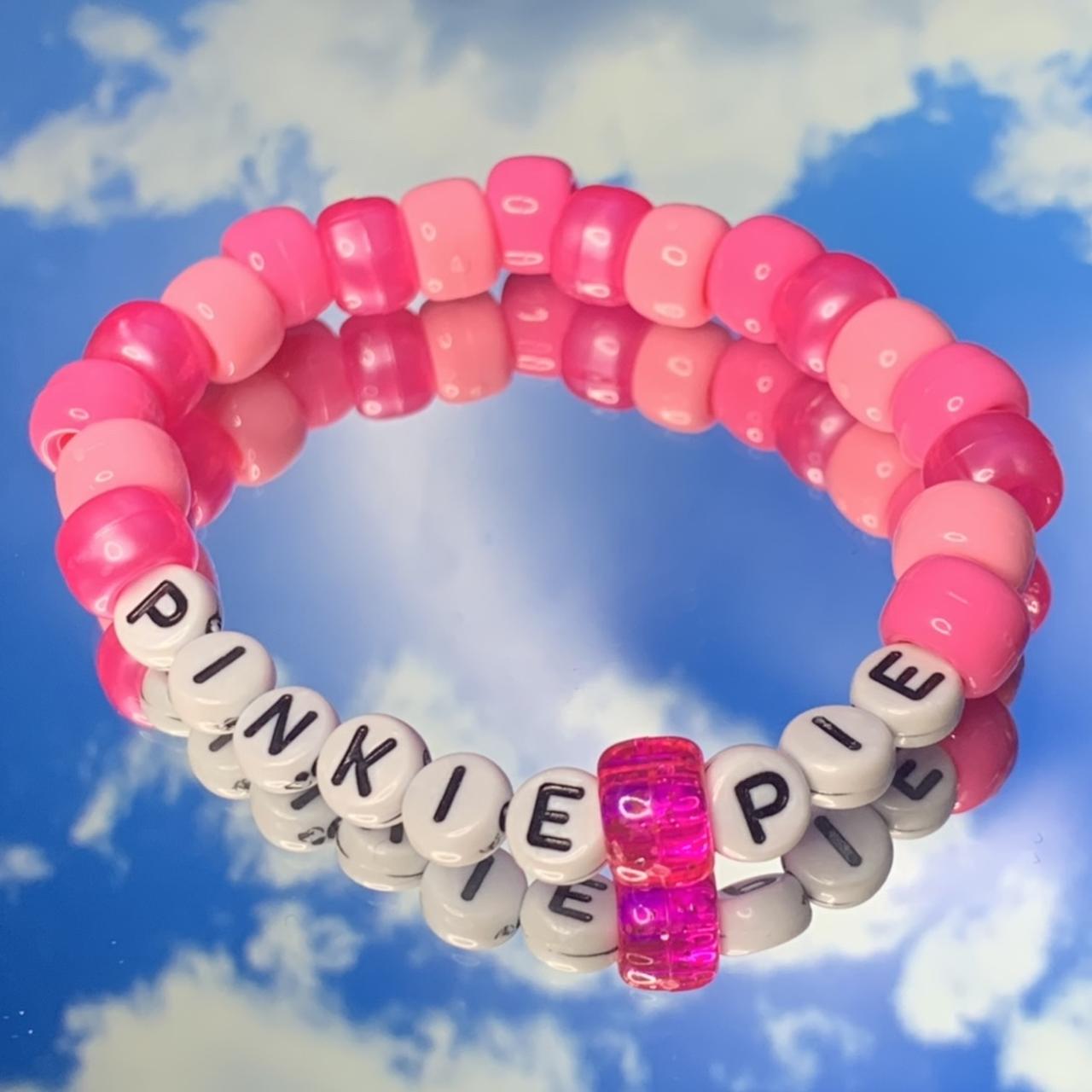 My Little Pony Pinkie Pie Kandi Bracelet ♥︎ tags:... - Depop