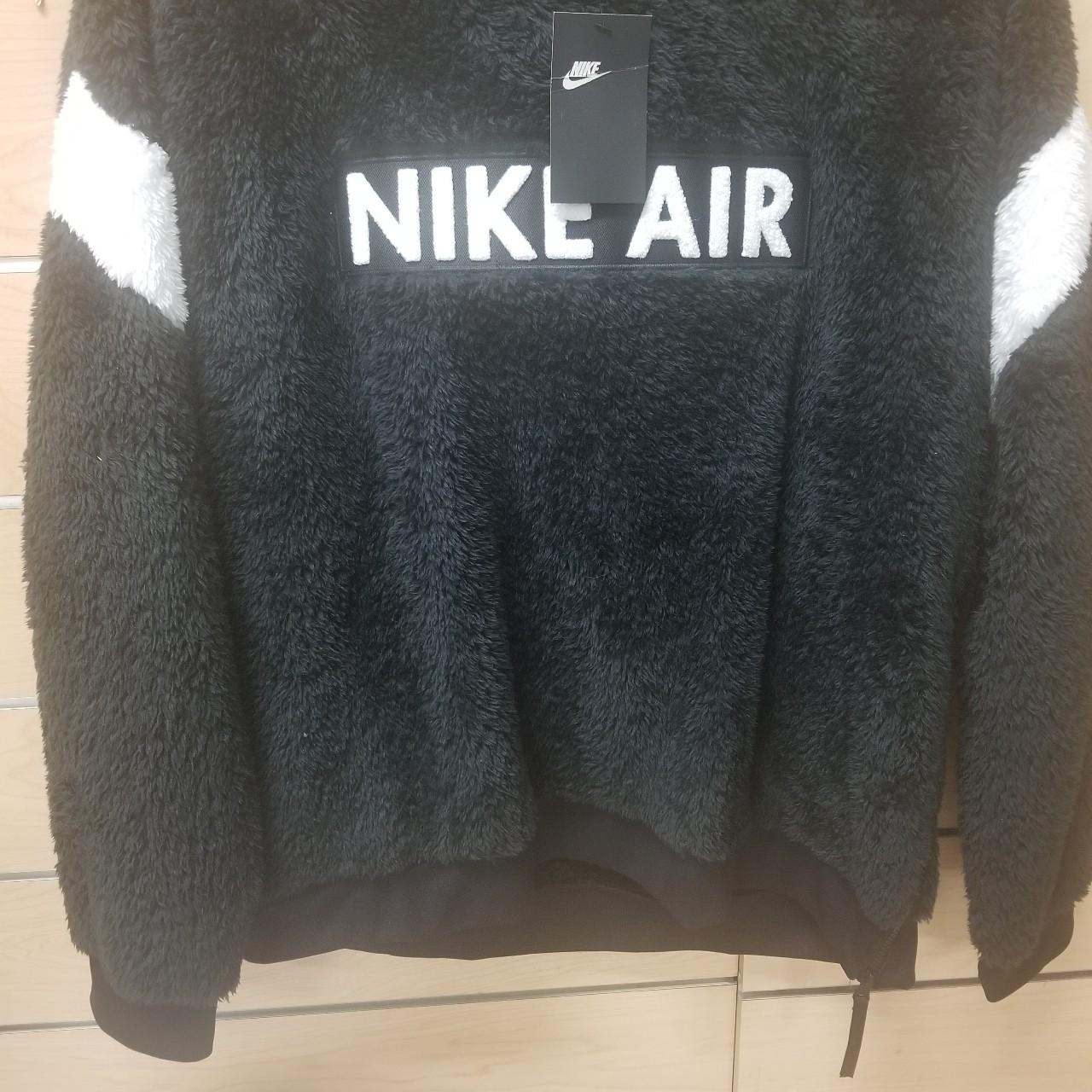nike fur sweater