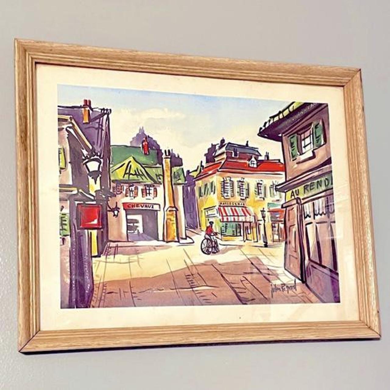 Product Image 3 - ▪️Vintage French Street Watercolor Print▪️
Vintage