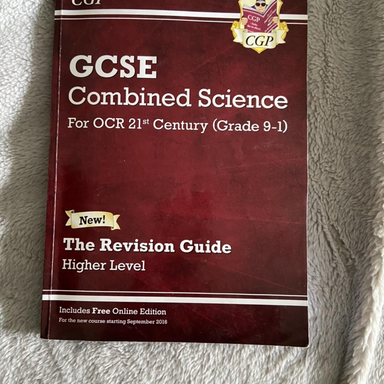 Gcse combined science textbook cgp- perfect... - Depop