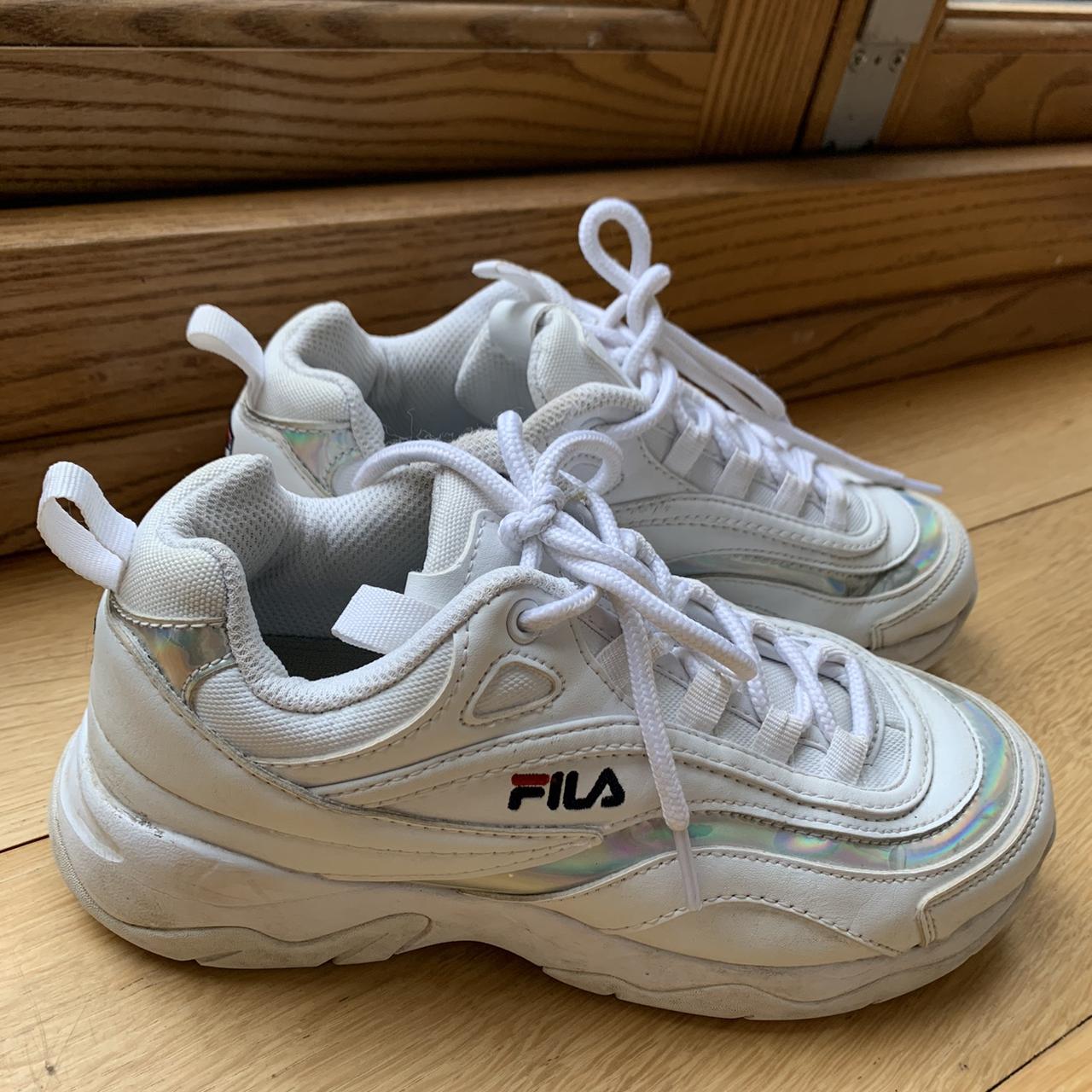 Fila trainers deals holographic