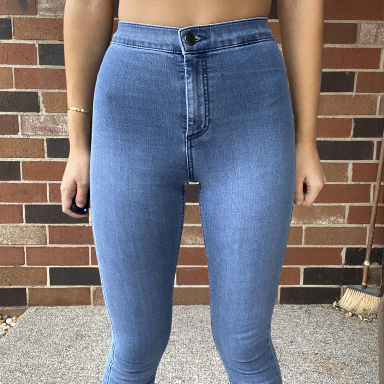 Topshop Joni Skinny Jean Size 25 Length 34 Depop 6247