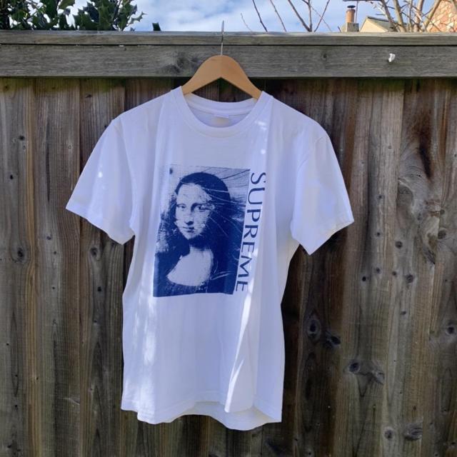 supreme Mona Lisa Tee 白 Mメンズ - Tシャツ/カットソー(半袖/袖なし)