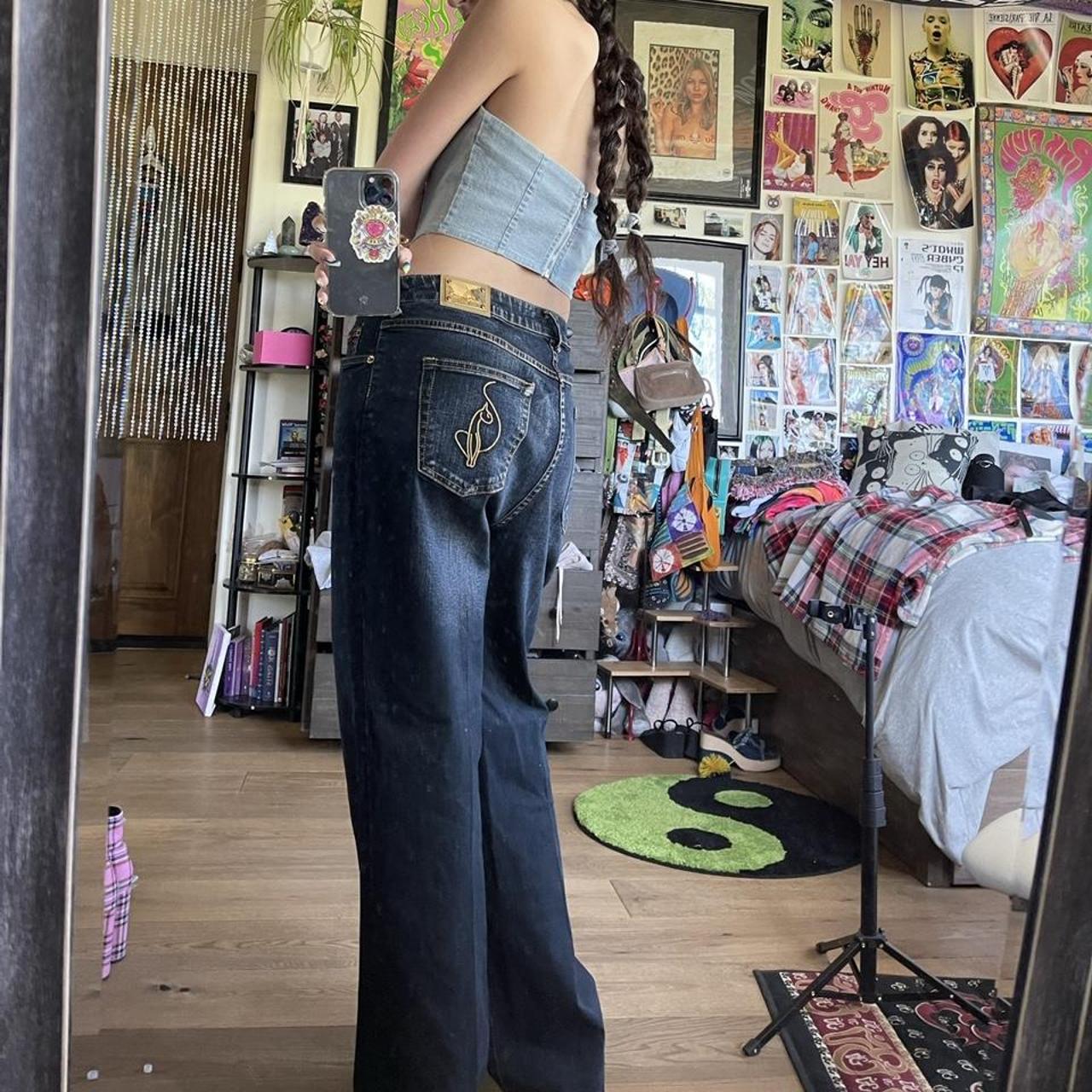 vintage 90's/early 2000's Babyphat jeans💫 coolest - Depop