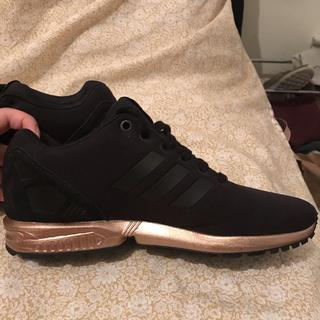 adidas black gold zx flux