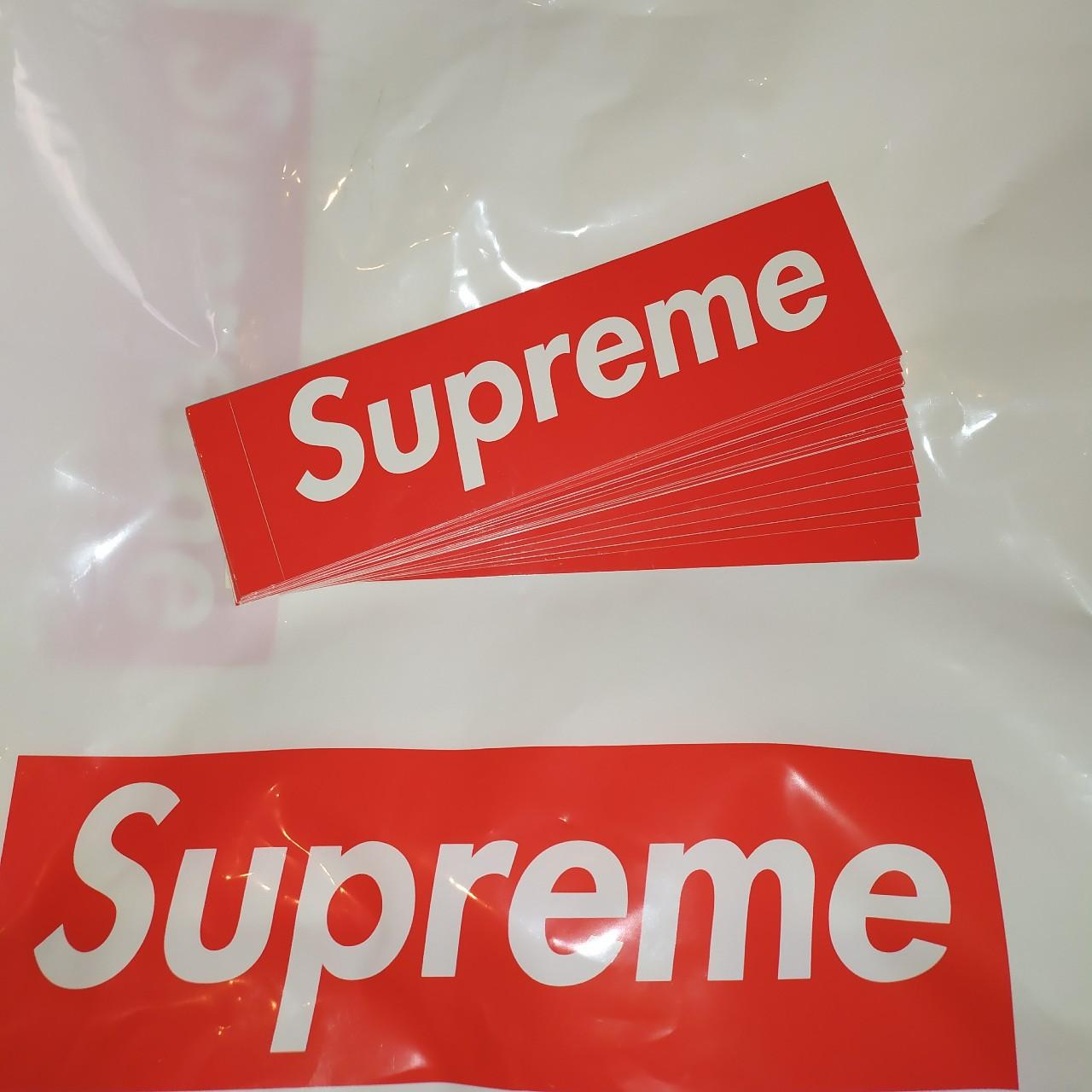 Supreme box logo stickers £2 each or 10 for £10 - Depop