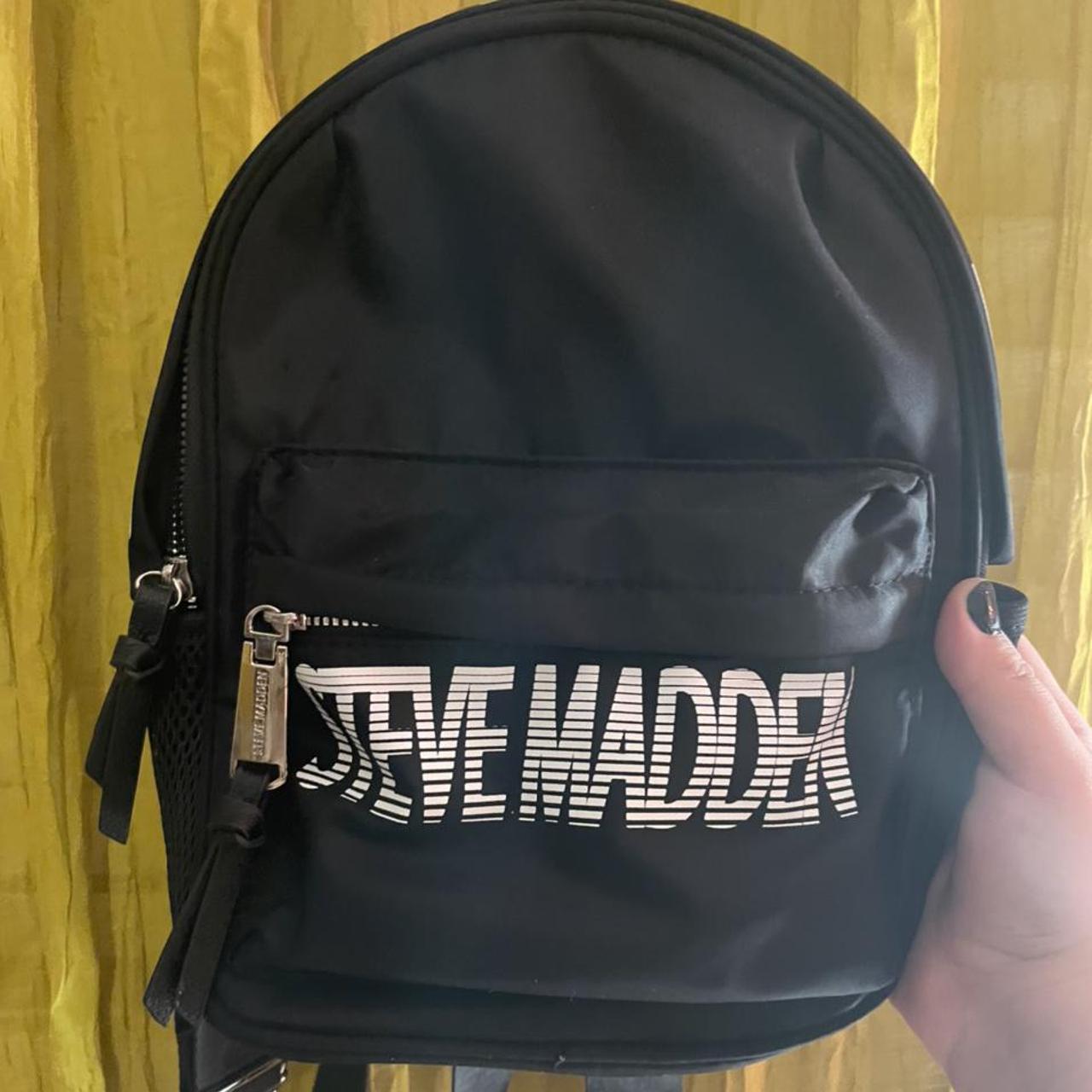 Steve madden black mini clearance backpack