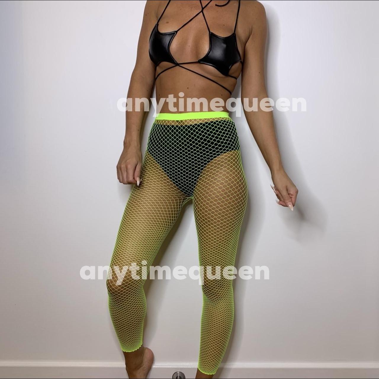 Women's Yellow Leggings Depop