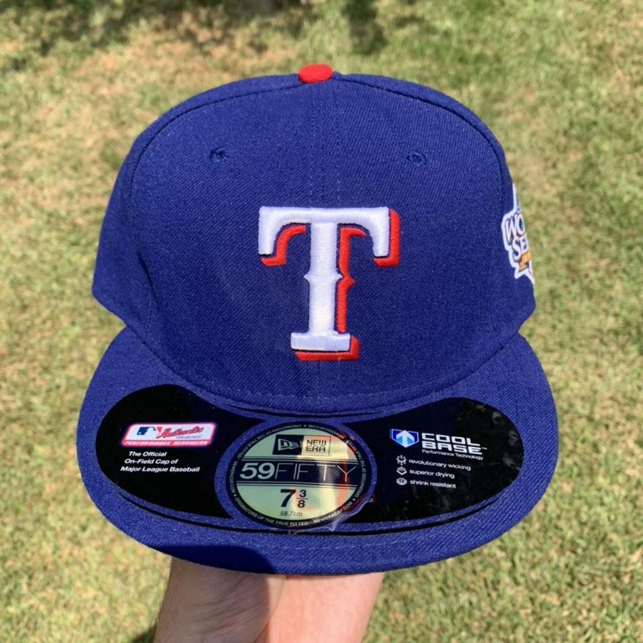 Texas Rangers 2010 Authentic On-Field World Series Cool Base Home