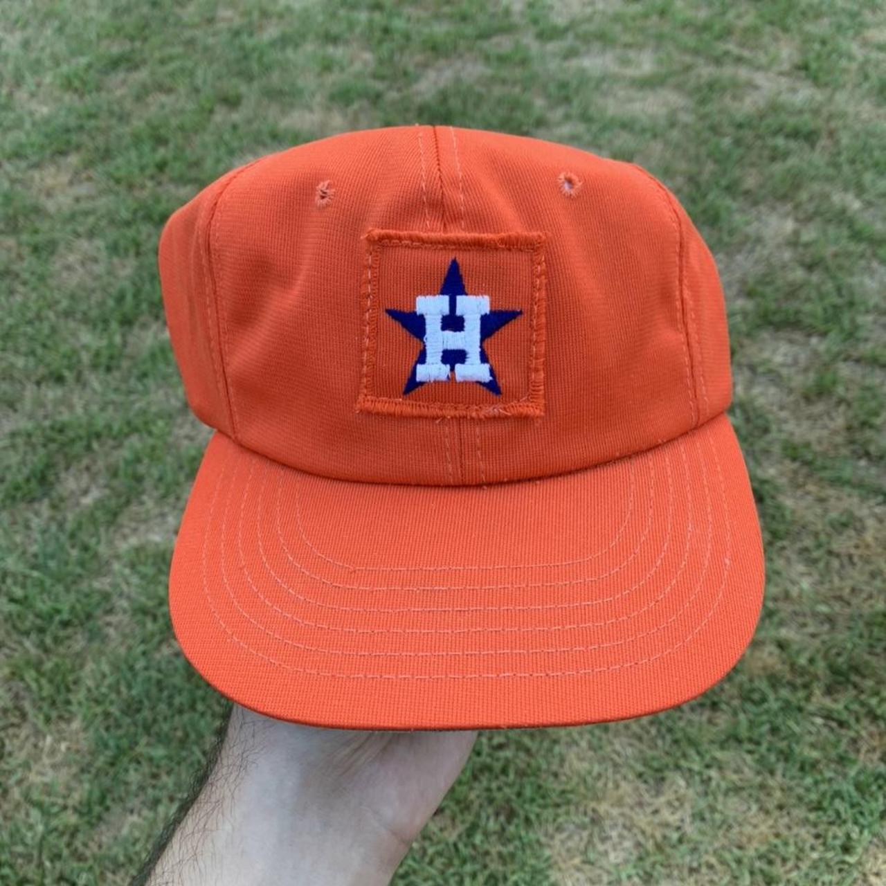 houston astros snapback hat cap cooperstown - Depop