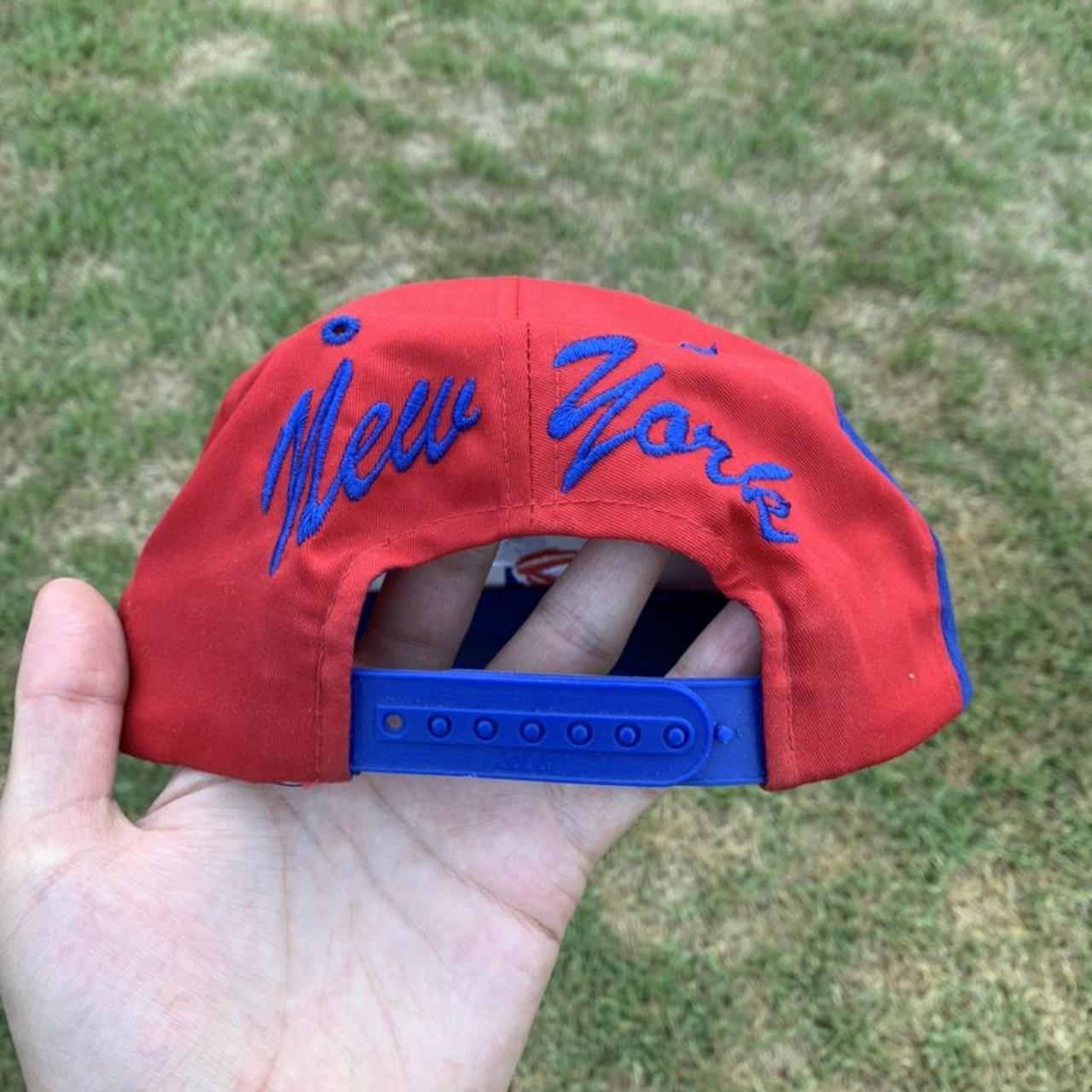 Vintage Logo 7 NY Giants Snapback Hat Not sure - Depop