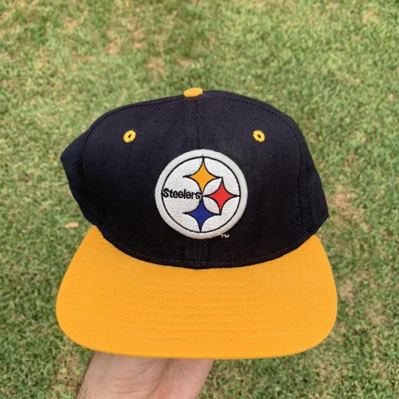 Mitchell & Ness Pittsburgh Steelers Snapback Hat - Depop