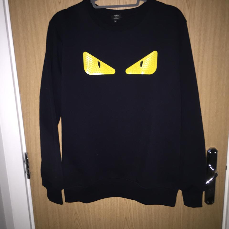 Fendi sweater with eyes hotsell